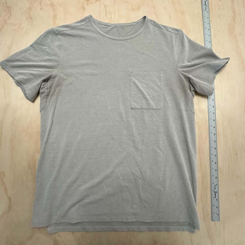 Lululemon Metal Vent Tech Short Sleeve Pocket Shirt Grey